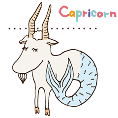 [LINEスタンプ] 山羊座