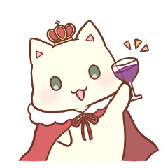 [LINEスタンプ] ねこの王さま。 