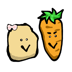 [LINEスタンプ] 3ちゃんとやっちゃん！