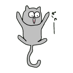 [LINEスタンプ] 手描きのねことうさぎ