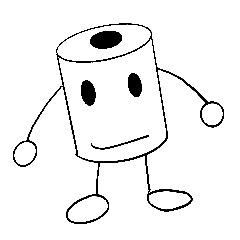 [LINEスタンプ] ティシュのシンプルスタンプ