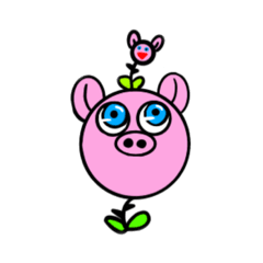 [LINEスタンプ] 豚バラちゃん