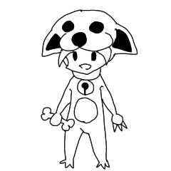 [LINEスタンプ] 犬の着ぐるみスタンプ