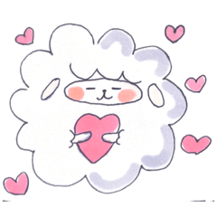 [LINEスタンプ] もふもふひつじの日常スタンプ