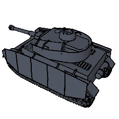 ばきばき動く戦車スタンプ 2