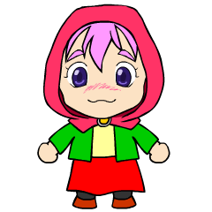 [LINEスタンプ] 赤頭巾ちゃんスタンプ