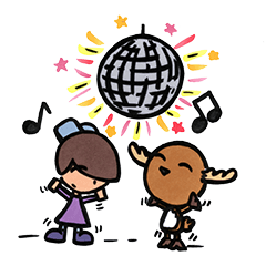 [LINEスタンプ] ルナとナロ
