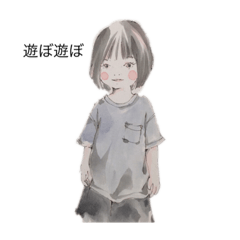 [LINEスタンプ] 紗咲・蓮シリーズ1