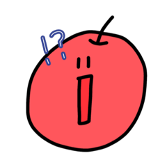 [LINEスタンプ] りんごと1日