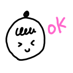 [LINEスタンプ] お団子の女の子Part1