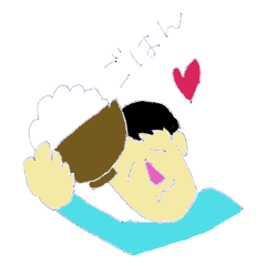 [LINEスタンプ] 行け！松岡