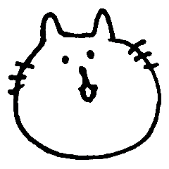 [LINEスタンプ] あまり深いことはかんがえていないねこ 