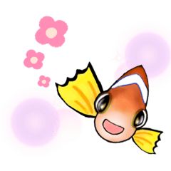 [LINEスタンプ] ダイビングで見る可愛い魚でほっこりトーク