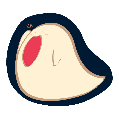 [LINEスタンプ] ふわっとおばけ