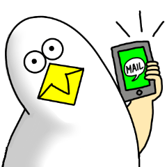 [LINEスタンプ] 謎の生き物 〜鳥？人間？〜 3