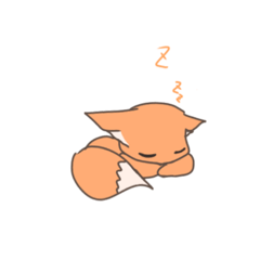 [LINEスタンプ] おきつね