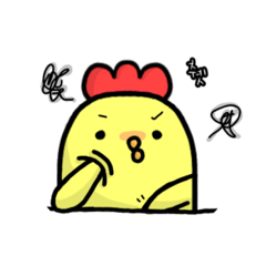 にわとりになりかけのひよこ