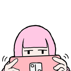 [LINEスタンプ] ツートンガール