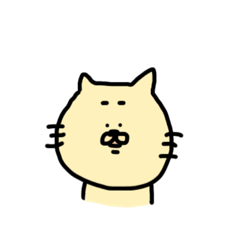 [LINEスタンプ] もちのようなねこ