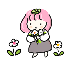 [LINEスタンプ] 桜もち子ちゃん