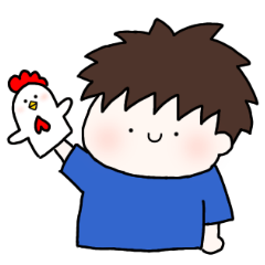 [LINEスタンプ] ほのぼの男の子の画像（メイン）