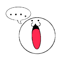 [LINEスタンプ] あご大福吹き出しスタンプ