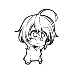 [LINEスタンプ] くろやまけ。