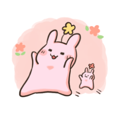 [LINEスタンプ] ほんわかうさぎの日常