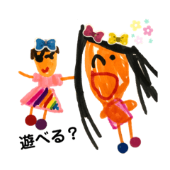 [LINEスタンプ] りーちゃんの絵