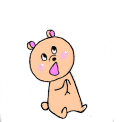 [LINEスタンプ] クマの1日