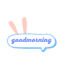 [LINEスタンプ] うさぎからの一言