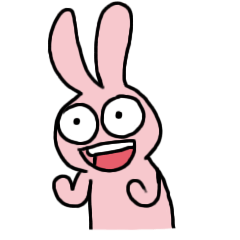 [LINEスタンプ] はしゃうさぎとともだち