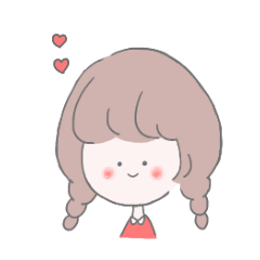 [LINEスタンプ] 女の子とゆかいな動物たち