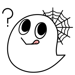 [LINEスタンプ] おばけのクモノス