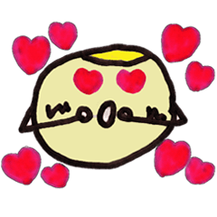 [LINEスタンプ] 小3かれんが描いた、じゃがバタくん