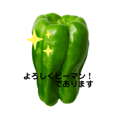[LINEスタンプ] よろしくピーマン
