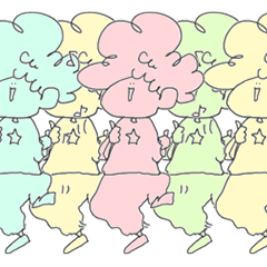 [LINEスタンプ] あふろさーん！