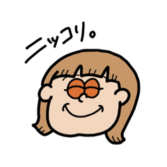 [LINEスタンプ] 顔とひとこと