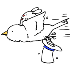[LINEスタンプ] てくてくハットとラット