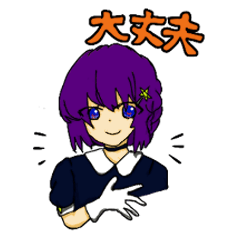 [LINEスタンプ] 満月ちゃん＆望月ちゃん