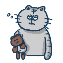 [LINEスタンプ] 気ままな生活をするねこ