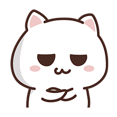 [LINEスタンプ] ホワイトねこの日常