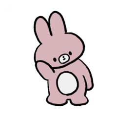 [LINEスタンプ] 日常会話のうさぎのスタンプ