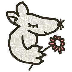 [LINEスタンプ] wolfはそこにいるよ