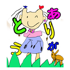 [LINEスタンプ] ☆幼稚園のめいちゃんが書いたスタンプです