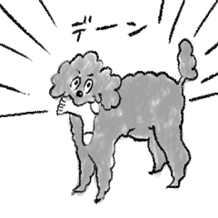[LINEスタンプ] 黒ぷーのんちゃんの日々