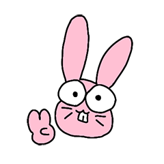 [LINEスタンプ] うさぎかっこかり
