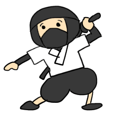 [LINEスタンプ] にんじゃ気取り