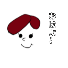 [LINEスタンプ] 脱力ワンレンガール