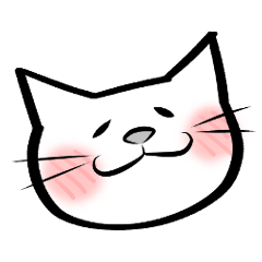 [LINEスタンプ] しろにゃん #1